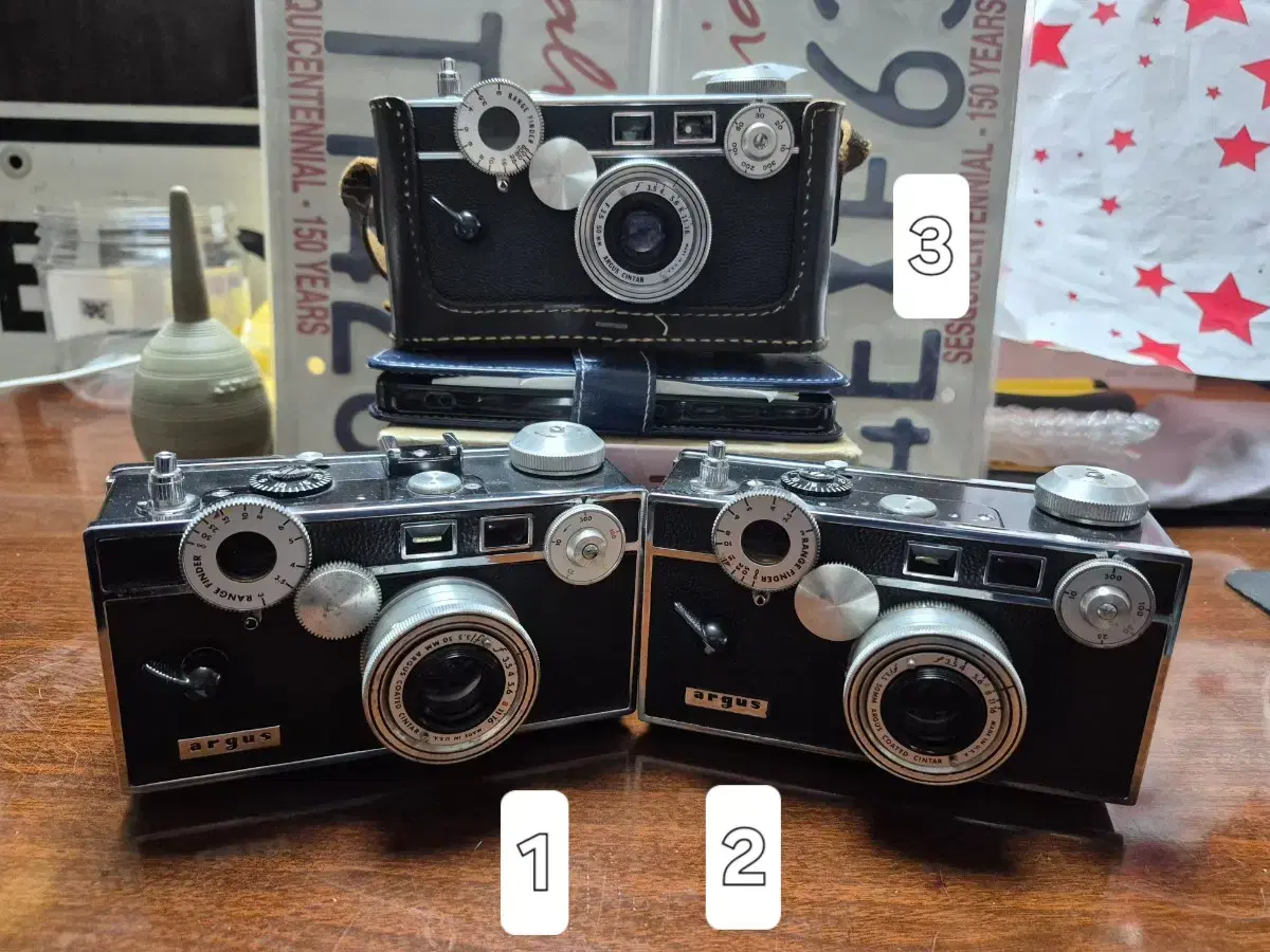 앤틱/빈티지 미국 Argus C3 35mm 브릭카메라 선택구매 3대